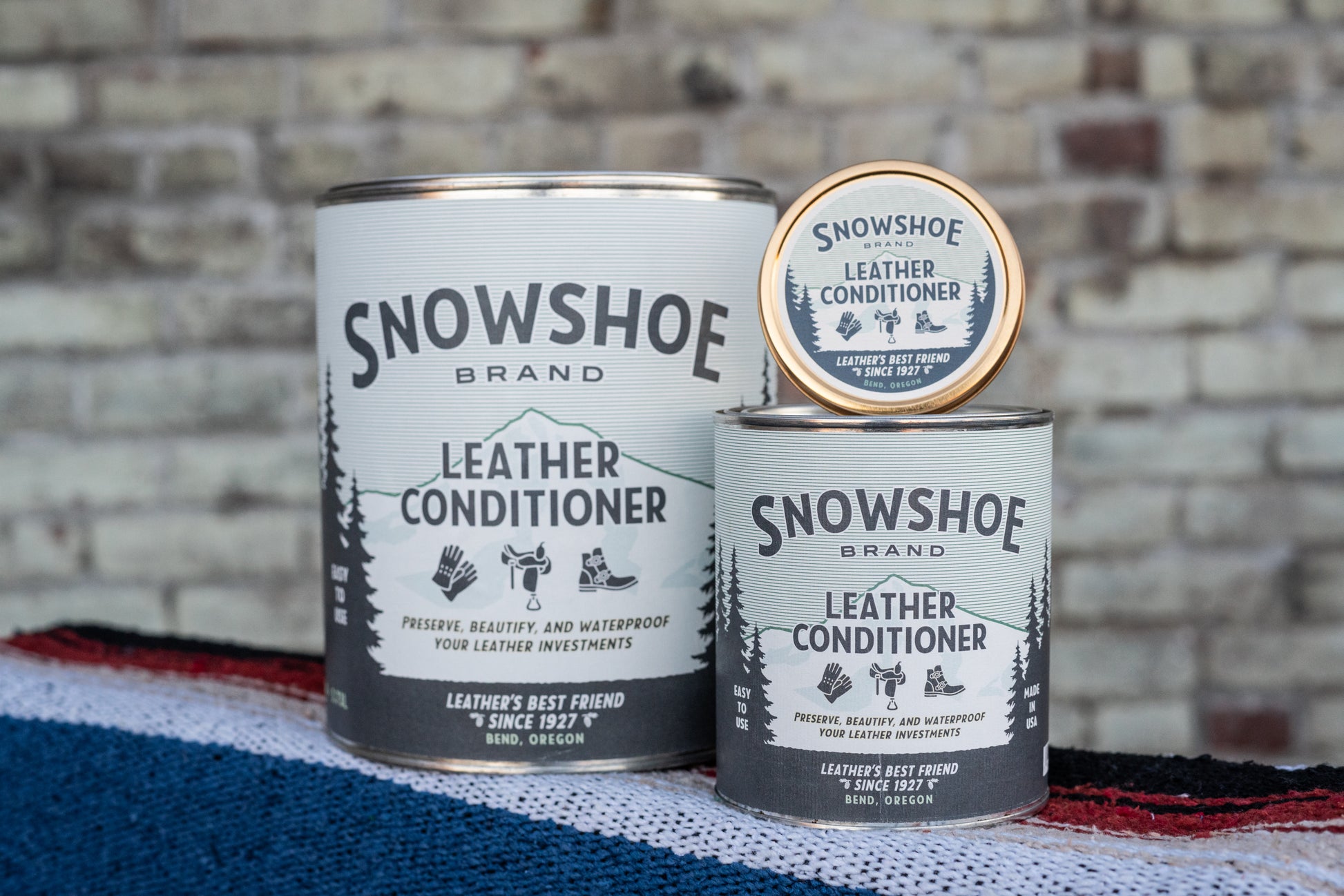 Snowshoe Leather Conditioner 3 Pack of 4 Ounce Tins Snowshoe Leather Conditioner 3 Pack of 4 Ounce Tins